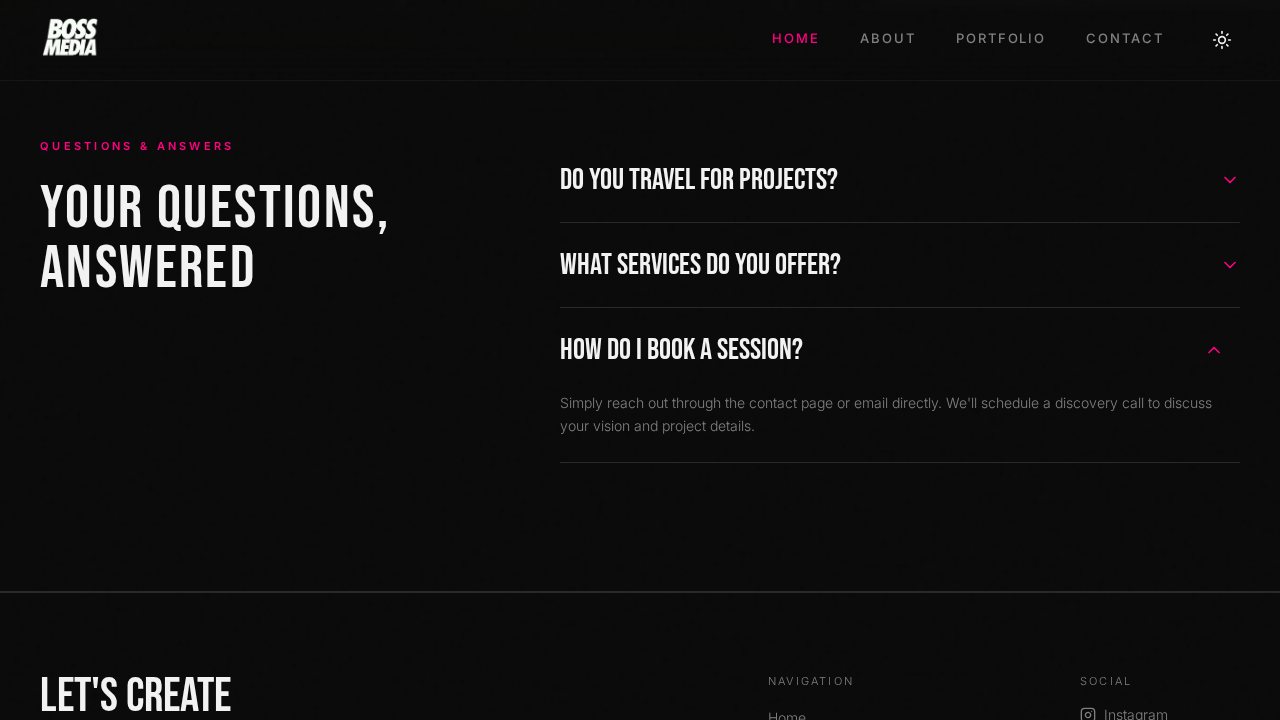 Boss Media Portfolio